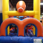 Inflatable Obstacle Course Bouncer and Slide Entrance